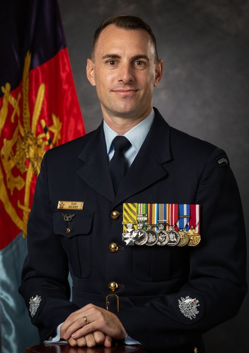 Official portrait of Warrant Officer Daniel Hickey, CSC