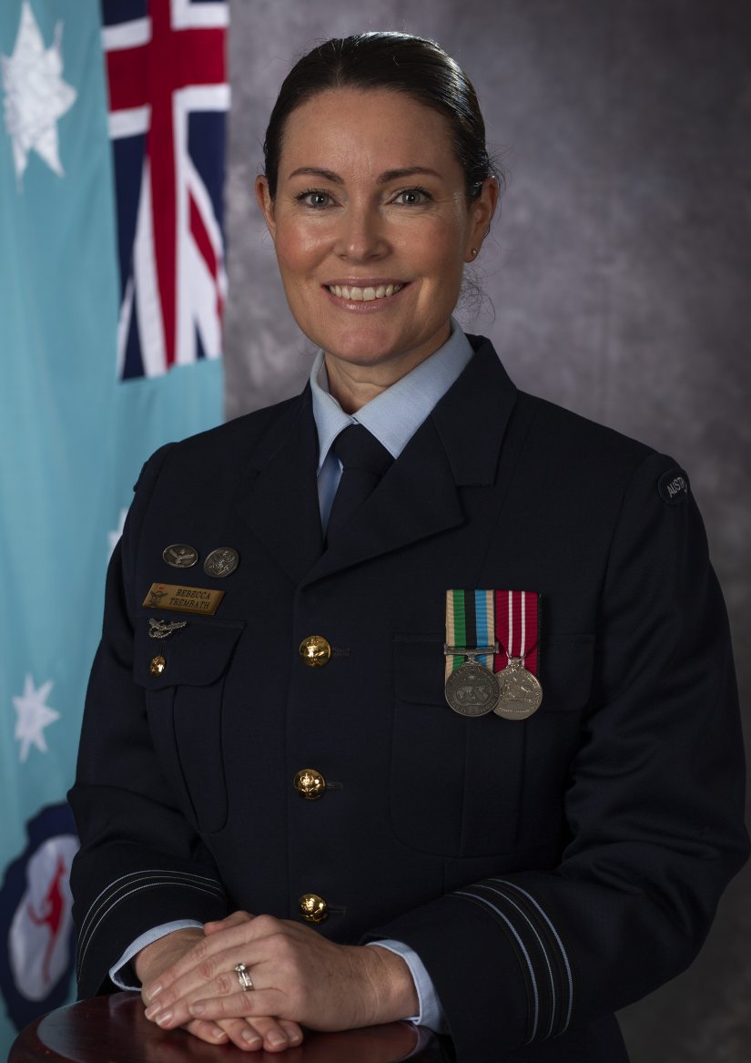 Official Portrait of Squadron Leader Bec Trembath