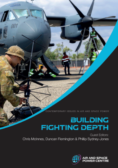 Book Cover for CIASP Building Fighting Depth - Photo depicts aircraft with people