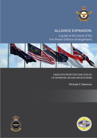 Book Cover of SAASS Paper, photo used as main image depicts flags waving in the wind