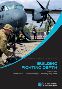 Book Cover for CIASP Building Fighting Depth - Photo depicts aircraft with people