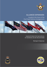 Book Cover of SAASS Paper, photo used as main image depicts flags waving in the wind