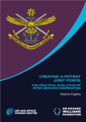 Digital Book Cover, Purple and Black accompanied by the Australian Defence Force Logo and book title