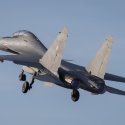 An SU-30MKI Flanker from the Indian Air Force takes off on the first sortie during Exercise Pitch Black 24.