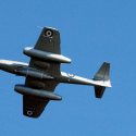 Historical former RAAF Meteor jet fighter aircraft.