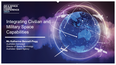 PPT Cover Slide of Conference Graphics for Ms Katherine Bennell-Pegg's Presentation