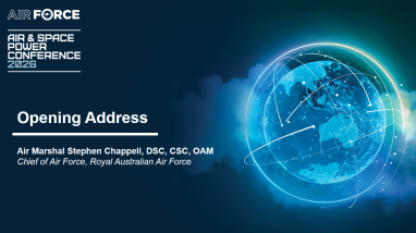 Digital Image Created for Slide of Opening Address