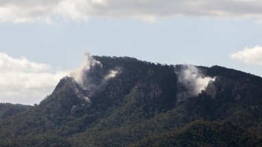 The engagement area for the live firing of Australian Army and United States Marine Corps M777 Howitzers in the Pyri Pyri ranges during a fire power demonstration at Shoalwater Bay Training Area during Exercise Talisman Sabre 2025.