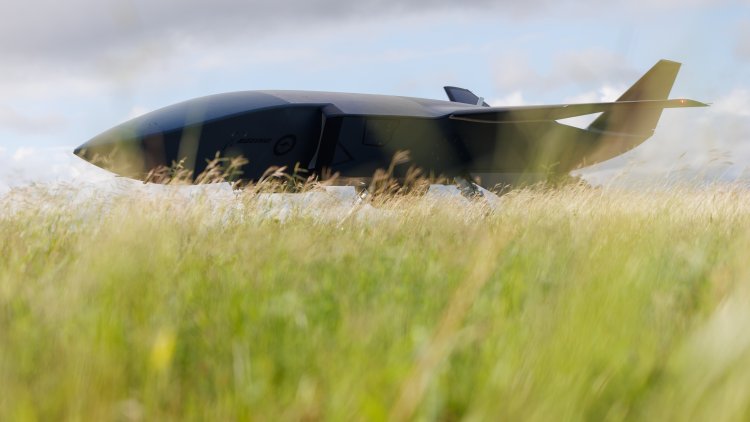 A MQ-28A Ghost Bat returns from a high speed taxi trial during Exercise Carlsbad at RAAF Base Tindal.